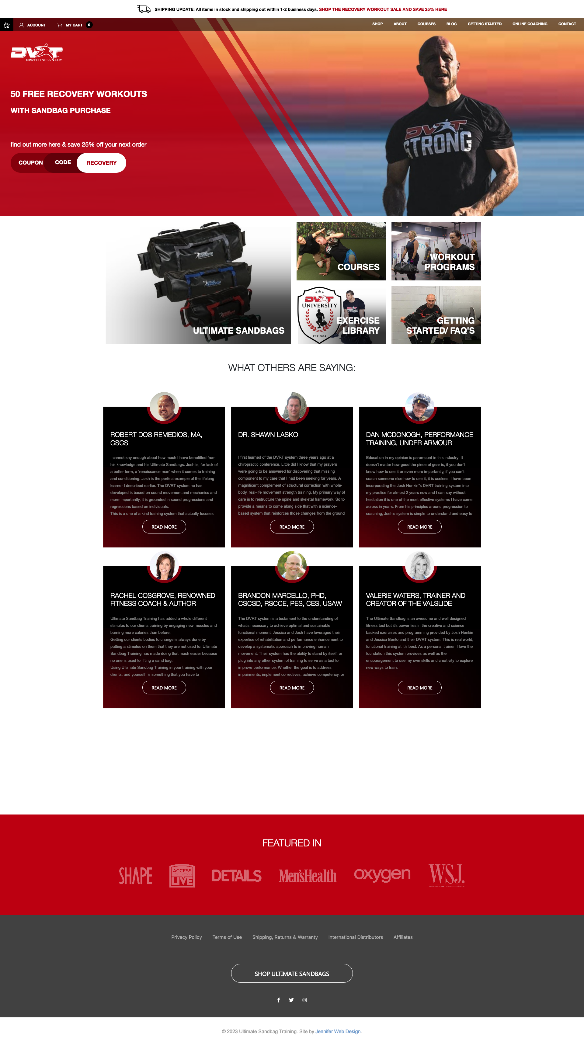 E-commerce storefront screenshot